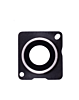 Back Camera Lens with Bracket for iPhone 5S (WHITE)