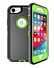 Heavy Duty Case for iPhone 7 / 8 (BLACK & GREEN) (Only Ground Shipping)