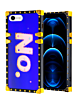 Square Case with BLUE Light Design - 9 for iPhone 7G / 8G / SE 2020 (Only Ground Shipping)