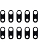 Back Camera Lens with Adhesive for iPhone 8P / 7P (Glass Only) (Pack of 10)