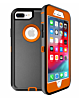 Heavy Duty Case for iPhone 8P / 7P (BLACK & ORANGE) (Only Ground Shipping)