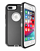 Heavy Duty Case for iPhone 8P / 7P (BLACK & WHITE) (Only Ground Shipping)