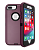 Heavy Duty Case for iPhone 8P / 7P (MAROON & BLACK) (Only Ground Shipping)