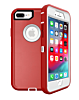Heavy Duty Case for iPhone 8P / 7P (RED & WHITE) (Only Ground Shipping)