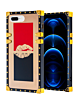 Shiny Lips Square Case - Style 1 for iPhone 8P / 7P (Only Ground Shipping)