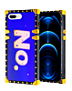 Square Case with BLUE Light Design - 9 for iPhone 8P / 7P (Only Ground Shipping)