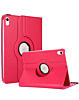 360 Degree Rotating Swivel Stand Case - HOT PINK for iPad 10 2022 (10.9") / iPad 11 (A16) (Only Ground Shipping)