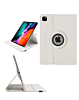 360 Degree Rotating Swivel Stand Case - WHITE for iPad Air 13 2024 / Pro 12.9 (3rd / 4th / 5th / 6th) (Only Ground Shipping)
