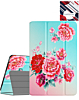Old Style Notebook Design Case - ROSE for iPad 10 2022 (10.9") / iPad 11 (A16) / Air 11 2024 / Air 4 / Air 5 / Air 6 / Air 7 / Pro 11 (All Models) (Only Ground Shipping)