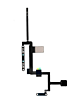 Power & Volume Button Flex Cable for iPad Pro 12.9 (2nd Gen / 2017)