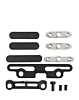 Full Button And Bracket Set for iPad Pro 11" 5th Gen (2024) / Pro 13" 7th Gen (2024) (11 Piece Set) (BLACK)