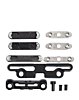 Full Button And Bracket Set for iPad Pro 11" 5th Gen (2024) / Pro 13" 7th Gen (2024) (11 Piece Set) (BLACK)