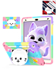 Shockproof Kickstand Case with Pen Slot - COLORFUL PURPLE for iPad 10.2" (7th / 8th / 9th) (Only Ground Shipping)