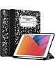 Old Style Notebook Design Case - Composition Book for iPad 10.2" (7th / 8th / 9th) / Air 3 / Pro 10.5 (Only Ground Shipping)
