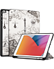 Old Style Notebook Design Case - Eiffel Tower for iPad 10.2" (7th / 8th / 9th) / Air 3 / Pro 10.5 (Only Ground Shipping)