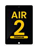 LCD Assembly for iPad Air 2 (BLACK) (Sleep / Wake Sensor Flex Pre-Installed) (Premium)