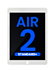 Standard+ iPad Air 2 LCD Assembly (WHITE) (Sleep / Wake Sensor Flex Pre-Installed)