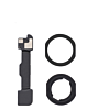 Home Button Holding Bracket with Rubber Gasket for iPad Mini 3