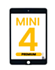 iPad Mini 4 Digitizer Glass (BLACK) (Premium)