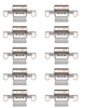 Charging Port Only for iPad 10 (2022) (SILVER) (Soldering Required) (Pack of 10)