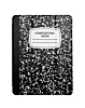 Old Style Notebook Design Case - Composition Book for iPad Air 11 2024 / 10 2022 (10.9") / Air 4 / Air 5 / Pro 11 (1st / 2nd / 3rd / 4th) (Only Ground Shipping)