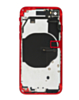 Back Housing Frame with Small Components Pre-Installed for iPhone SE (2022) (NO LOGO) (RED)