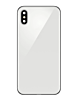 Purchase the Back Glass with Camera Lens for iPhone X in Silver, without logo.
