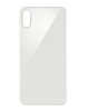 Stock up on the Back Glass with Bigger Camera Hole for iPhone X in Silver, without logo.
