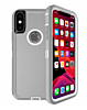 Heavy Duty Case for iPhone X / XS (GRAY & WHITE) (Only Ground Shipping)