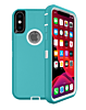 Heavy Duty Case for iPhone X / XS (LIGHT TEAL) (Only Ground Shipping)