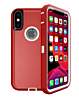 Heavy Duty Case for iPhone X / XS (RED & WHITE) (Only Ground Shipping)