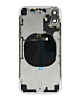 Back Housing Frame with Small Components Pre-Installed for iPhone X (NO LOGO) (SILVER)