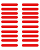 Liquid indicator sticker for LCD for iPhone X (Pack of 20)