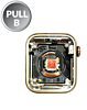 Housing for iWatch Series 4 (40mm) (GPS & Cellular / Small Components) (STAINLESS STEEL GOLD) (OEM Pull B Grade)