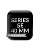 Housing for iWatch (40mm) SE (GPS / Small Components) (BLACK) (OEM Pull A Grade) (Only Ground Shipping)