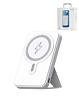 MagSafe Foldable Magnetic Power Bank (WHITE) 15W Wireless  / 20W PD Power Bank with USB-C (5000 mAh) (Only Ground Shipping)
