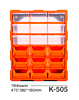 Kailiwei K-505 Storage Box with 18 Drawers (Only Ground Shipping) (Not Returnable)