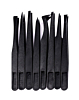 KAIGEXIN Anti-static Plastic Tweezers Set