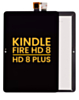 LCD Assembly without Frame for Amazon Kindle Fire HD 8 (12th Gen / 2022) / HD 8 Plus (12th Gen / 2022) (Premium)