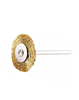 LANRUI Copper Brush Used with a Hand Drill for Glue Removal (2.35 Size / 5 Pcs) (Only Ground Shipping)