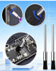 LANRUI QB95 Dust Cleaning Brush Used with a Hand Drill for Rear Insertion and Receiver (3.0 Size / 10 Pcs) (Only Ground Shipping)