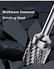 LANRUI Mace Diamond Head Easily Polish the Lens Frame Solder Joints Used with a Hand Drill (Small Size) (Only Ground Shipping)