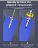 LANRUI U8 Alloy Armor-Piercing Drill Bit With Slip-Resistant Teeth (2 Pcs / Set) (Only Ground Shipping)