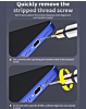 LANRUI U8 Alloy Armor-Piercing Drill Bit With Slip-Resistant Teeth (2 Pcs / Set) (Only Ground Shipping)