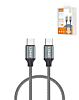 LDNIO LC441 USB C-C Charging Cable (GRAY) (3ft) (65W) (Only Ground Shipping)