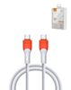 LDNIO LC601 USB C-C Charging Cable (ORANGE) (6ft) (100W) (Only Ground Shipping)