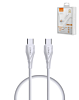 LDNIO LC611C PD USB C-C Fast Charging Data Cable (WHITE) (3ft) (65W) (Only Ground Shipping)