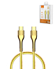 LDNIO LC652c USB C-C Fast Charging Cable (3ft) (100W) (GOLD) (Only Ground Shipping)
