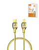 LDNIO LC881i PD-3.1 USB C-L Non-MFI Fast Charging Cable (GOLD) (3ft) (30W) (Only Ground Shipping)