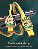 LDNIO LC881c PD-3.1 USB C-C Fast Charging Cable (GOLD) (6ft) (65w) (Only Ground Shipping)